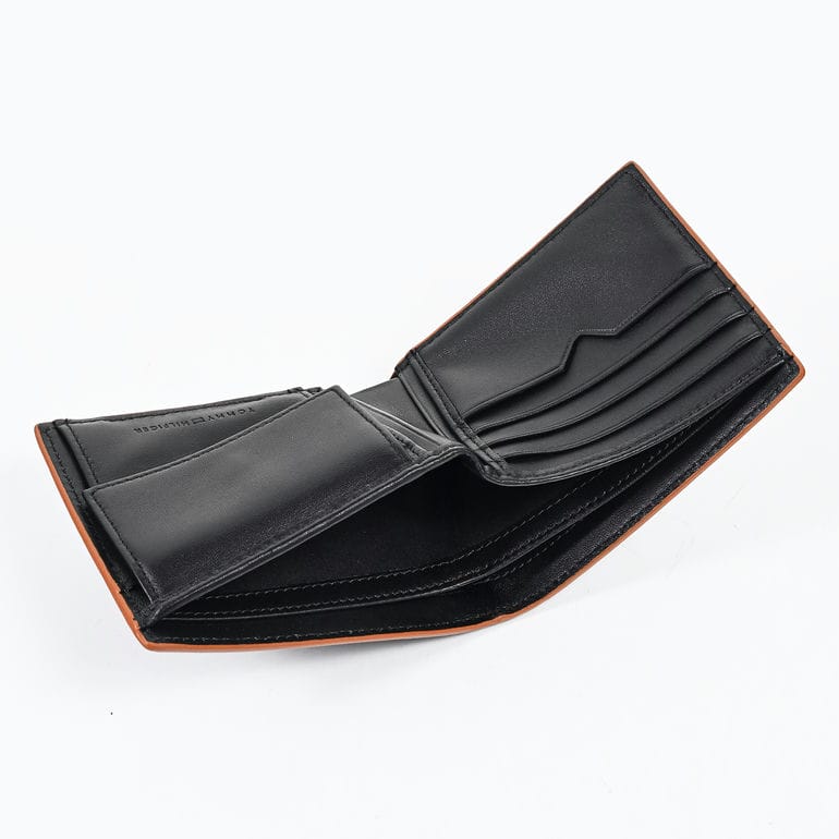 【名入れ可有料】高品質ヨーロッパ輸入モデル トミーヒルフィガー TOMMY HILFIGER 二つ折り財布 小銭入れ付き EDGE CC AND COIN ブラック AM0AM13795 BDS BLACK ウォレット 折財布【スペシャルラッピング660円(別売り)】