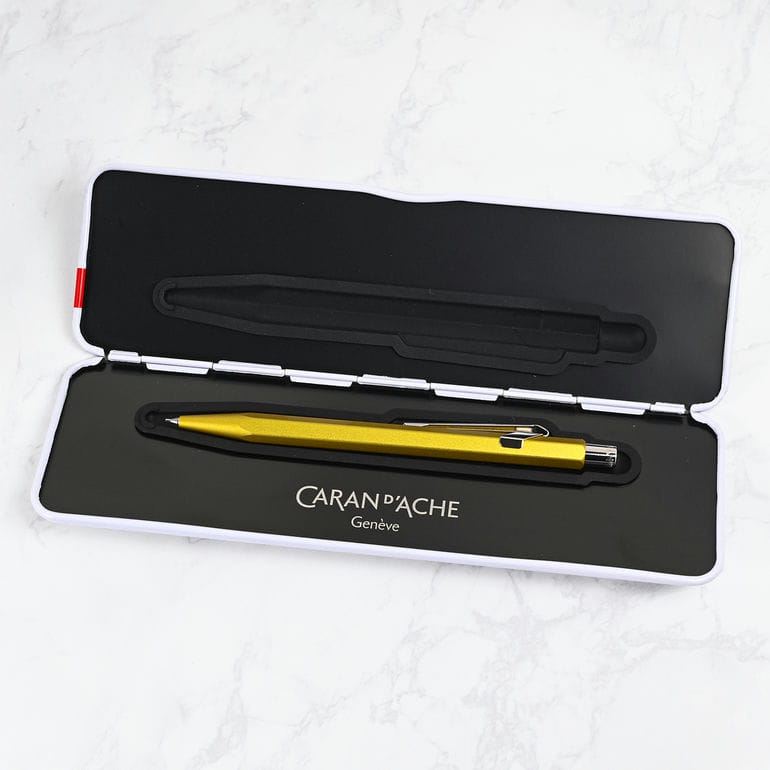 【名入れ無料】カランダッシュ CARAN DACHE シャーペン メカニカルペンシル 0.5mm HB シャープペンシル 849 カラーマットX イエロー MF0844 743 高級 筆記具<br>【スペシャルラッピング660円(別売り)】