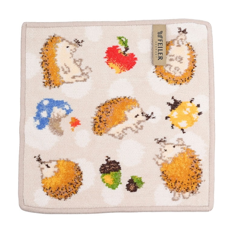 ♥新品未使用！FEILER レーシーローズドット ハンカチタオルとメガネケース フェイラー FEILER ハンカチ ハンドタオル 25cm レディース