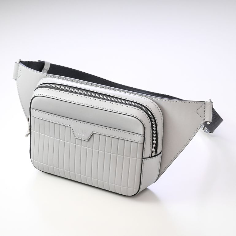 ダンヒル dunhill ショルダーバッグ メンズ ROLLAGAS ローラガス ベルトバッグ ボディバッグ グレー 23R3556RA030