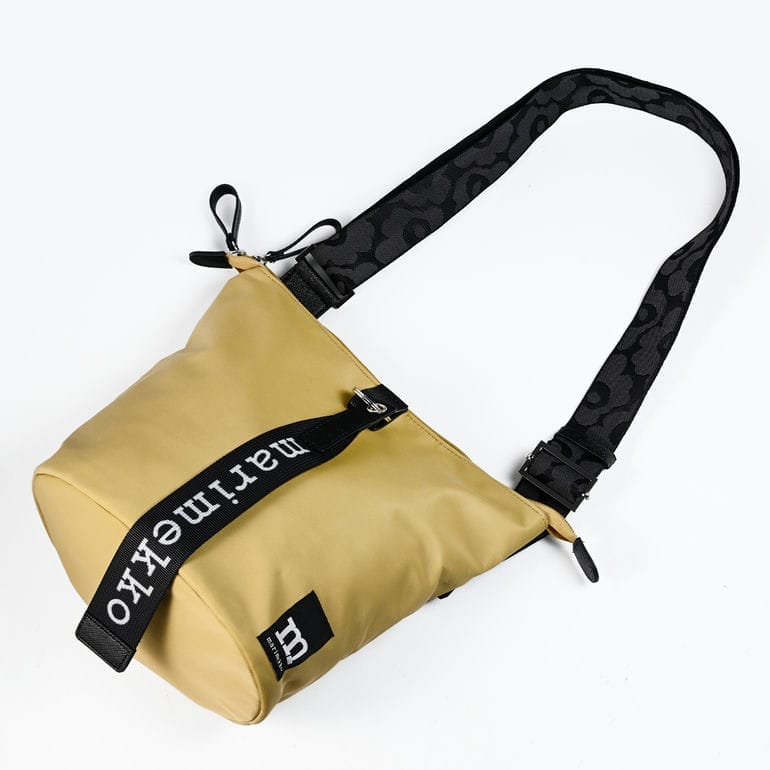 マリメッコ marimekko ショルダーバッグ クロスボディ キャリー オール ソリッド レディース イエロー 93942 093942 810 北欧雑貨 北欧デザイン