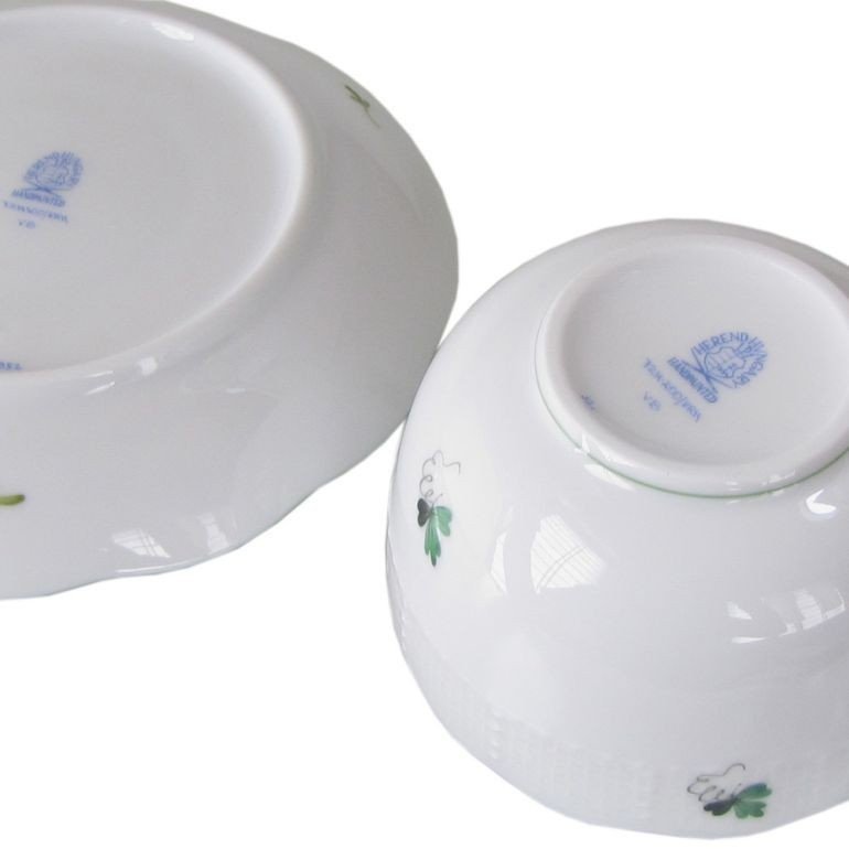 純正BOX付 ヘレンド ティーカップ&ソーサー ウィーンのバラ 724000 VRH 【00724000-VRH】 洋食器 カップアンドソーサー 【スペシャルラッピング660円(別売り)】