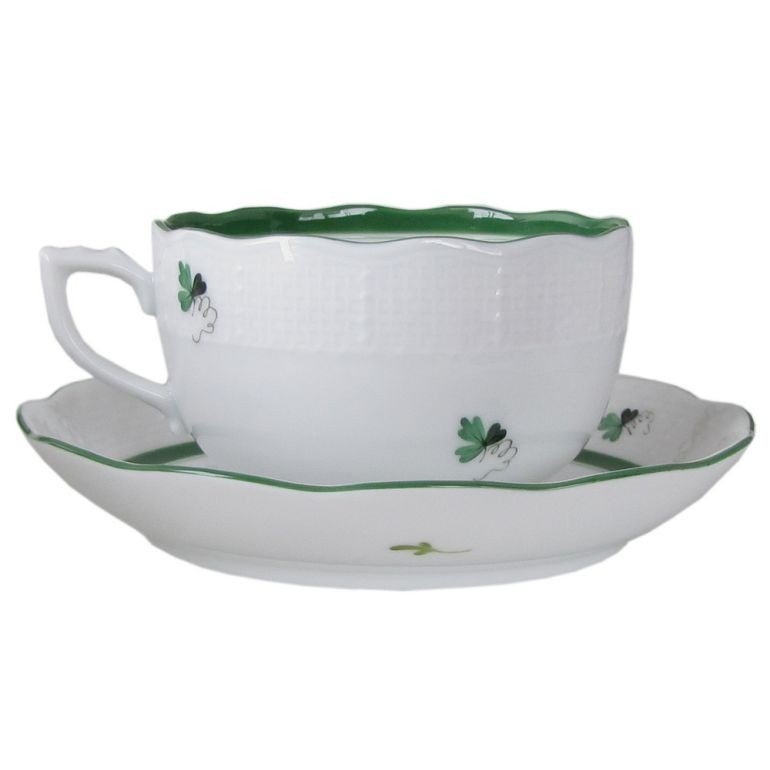 純正BOX付 ヘレンド ティーカップ&ソーサー ウィーンのバラ 724000 VRH 【00724000-VRH】 洋食器 カップアンドソーサー 【スペシャルラッピング660円(別売り)】