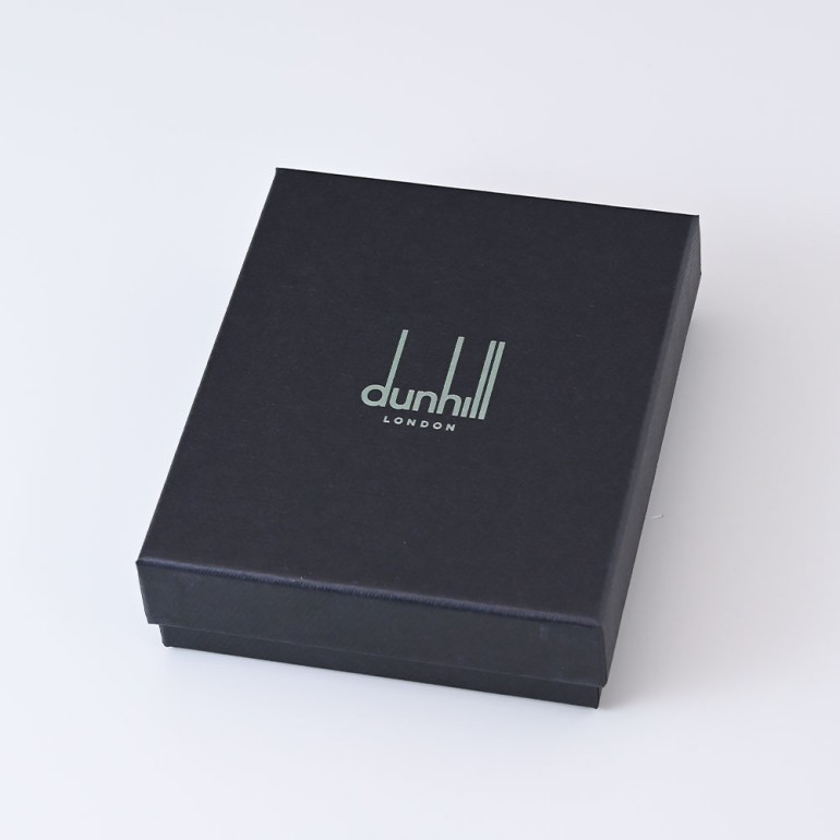 ダンヒル dunhill カードケース メンズ カドガン ブラック DU18F220CCA001 名入れ可有料 箔押し<br>【スペシャルラッピング660円(別売り)】