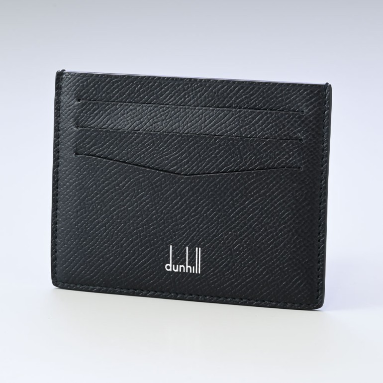 ダンヒル dunhill カードケース メンズ カドガン ブラック DU18F220CCA001 名入れ可有料 箔押し<br>【スペシャルラッピング660円(別売り)】
