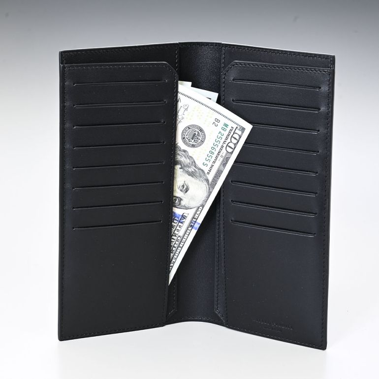 ダンヒル dunhill 財布 長財布 メンズ デューク コートウォレット ブラック ゴールドロゴ 18F2910DK001<br>【スペシャルラッピング660円(別売り)】