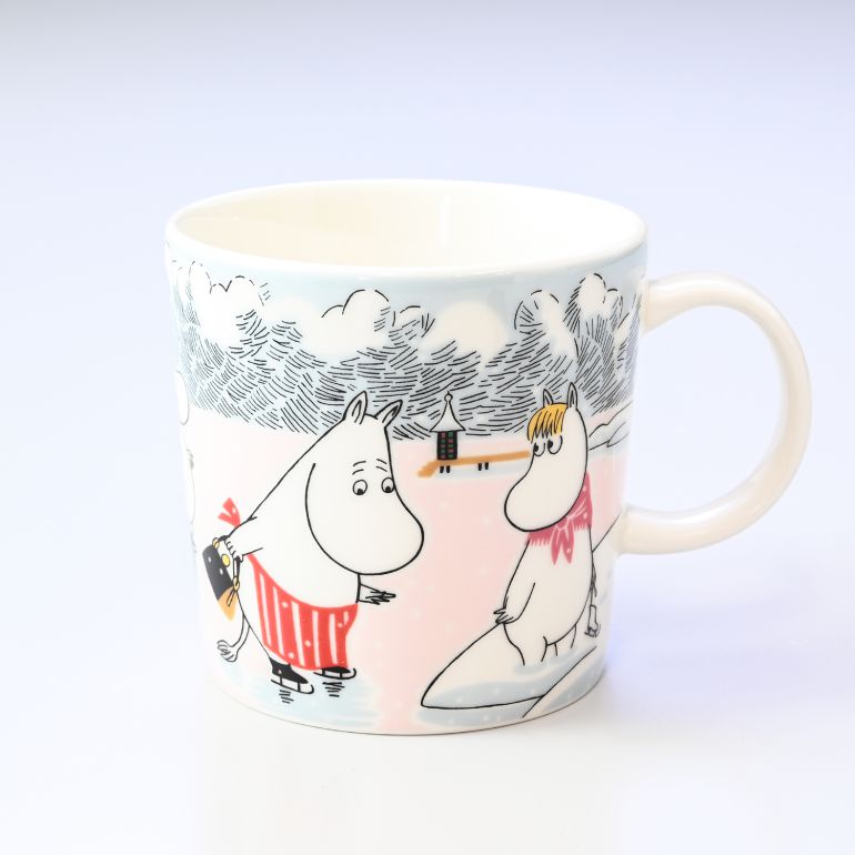 アラビア ARABIA マグカップ 2022年冬限定 300ml ウィンターワンダーズ ムーミンコレクション 1064308 北欧食器 洋食器 名入れ可有料【スペシャルラッピング660円(別売り)】