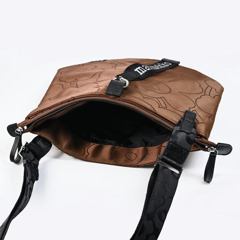 マリメッコ ショルダーバッグ オール デイ バケット ロゴ ブラウン×ブラック 楽天市場】マリメッコ ショルダーバッグ レディース 斜めがけ