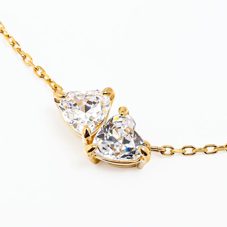 スワロフスキー SWAROVSKI ネックレス Mesmera ハート クリア ゴールド