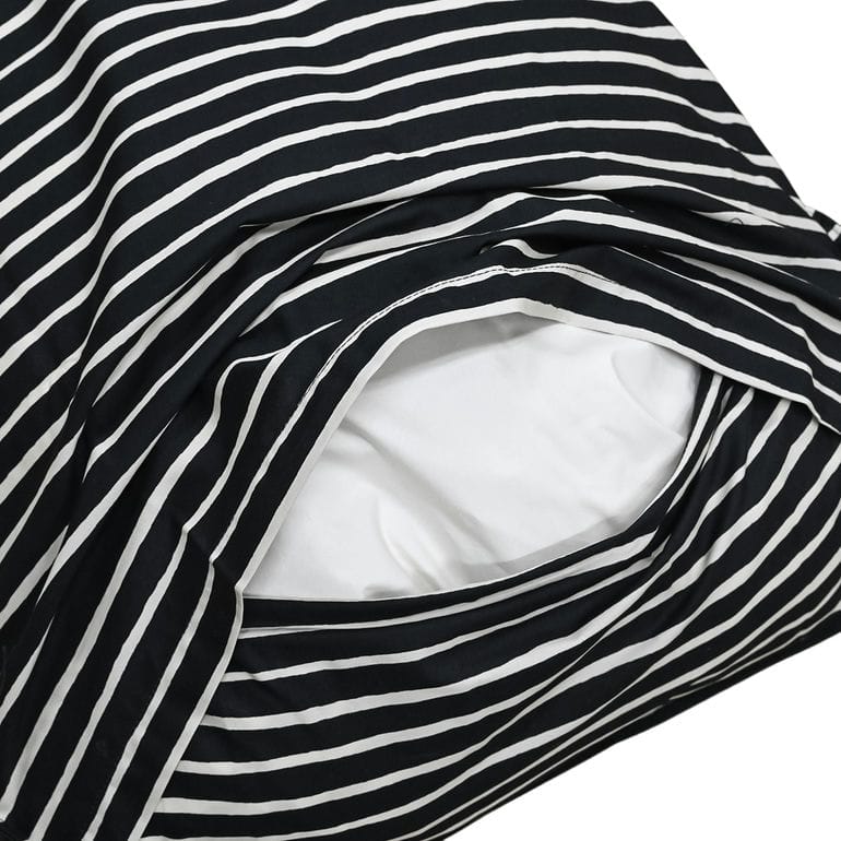 マリメッコ marimekko ピローケース 枕カバー 50×60cm PICCOLO ピッコロ ブラック 73614 073614 190 北欧雑貨 北欧デザイン ネコポス限定 送料無料<br>【スペシャルラッピング660円(別売り)】