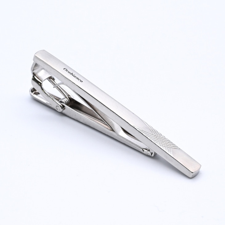 名入れ無料 オロビアンコ ネクタイピン タイバー メンズ タイピン タイバー タイクリップ シルバー ORT301 6812341