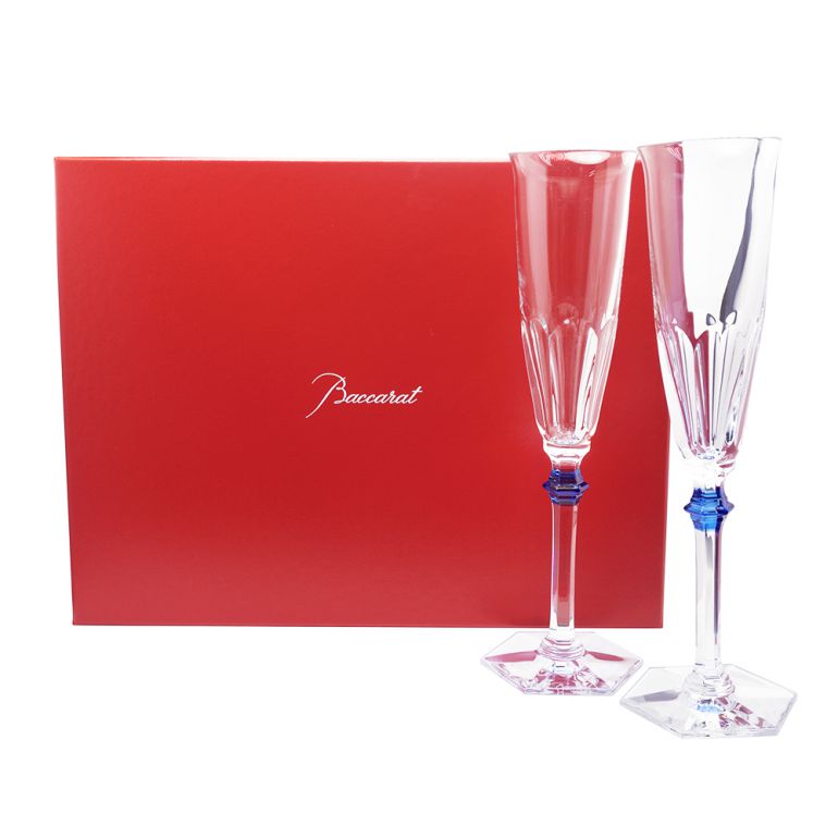 バカラ 名入れ対応 Baccarat グラス シャンパンフルート ペア
