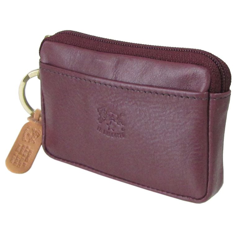 イルビゾンテ IL BISONTE コインケース メンズ レディース バケッタレザー ファスナー 小銭入れ プラム C0747 P 885【スペシャルラッピング660円(別売り)】