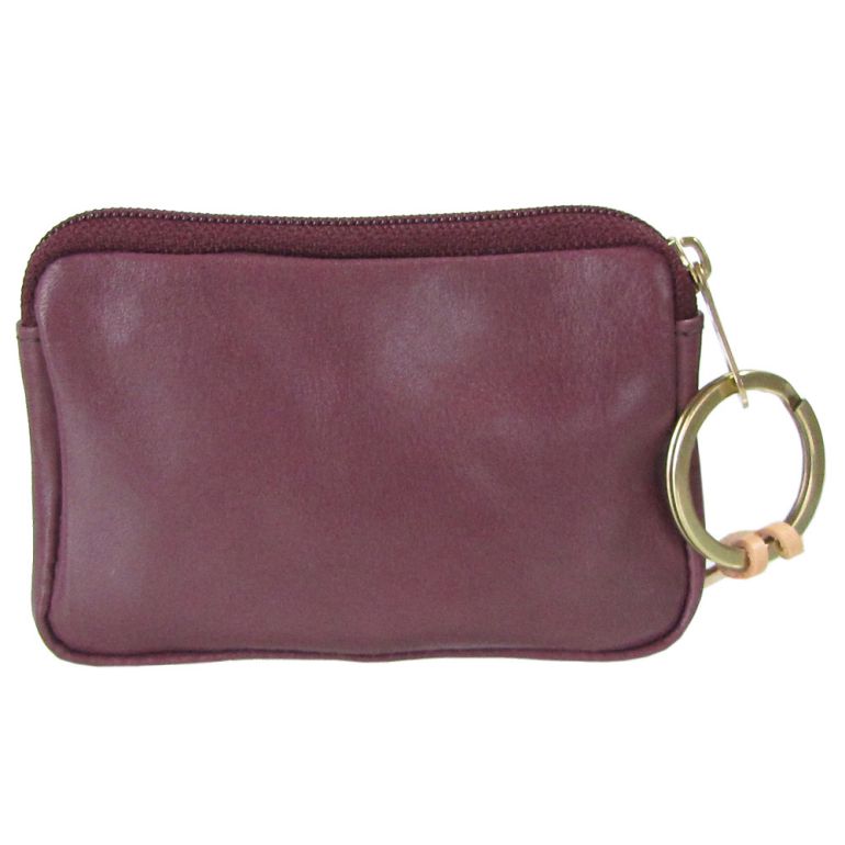 イルビゾンテ IL BISONTE コインケース メンズ レディース バケッタレザー ファスナー 小銭入れ プラム C0747 P 885【スペシャルラッピング660円(別売り)】