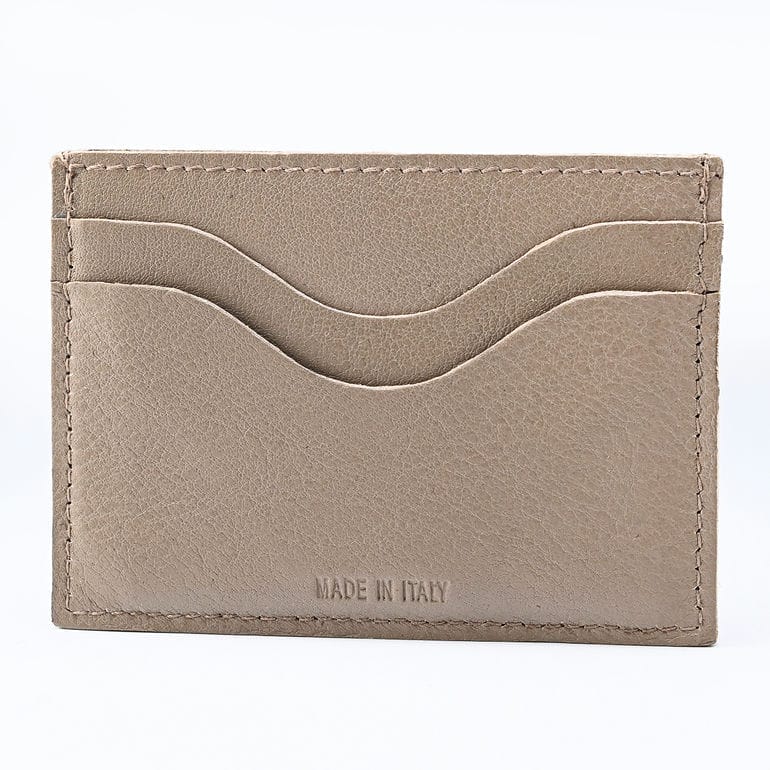 イルビゾンテ IL BISONTE カードケース メンズ レディース バケッタレザー トルトラ グレー系 SCC050 PVX005 GY103 箔押し名入れ可有料【スペシャルラッピング660円(別売り)】