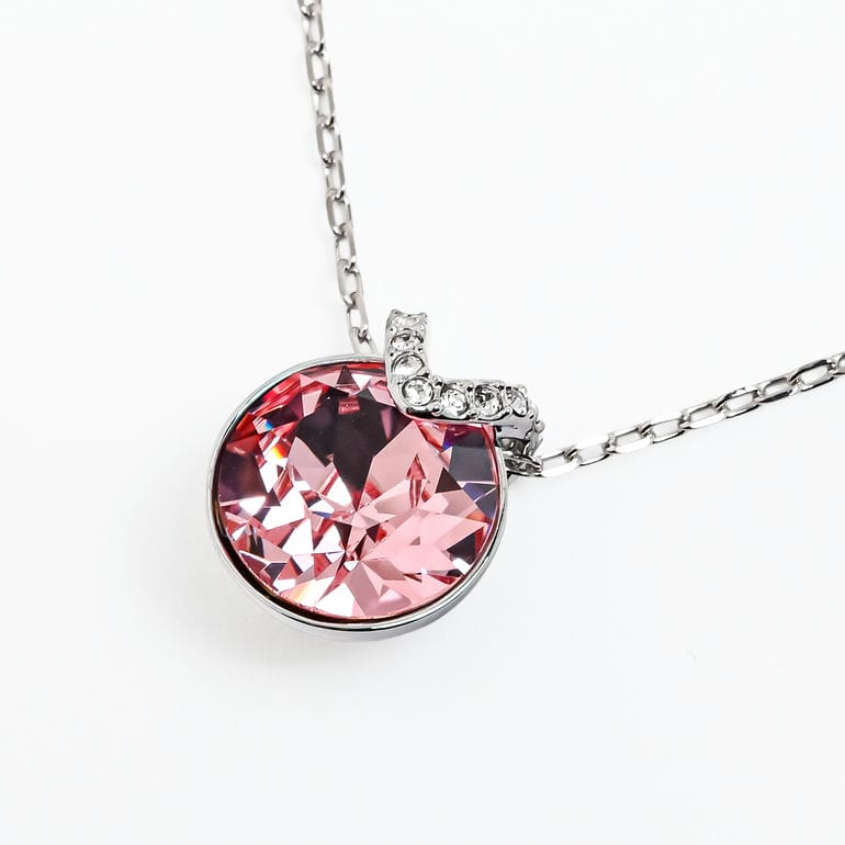 スワロフスキー SWAROVSKI ネックレス Bella V ピンク クリア シルバー