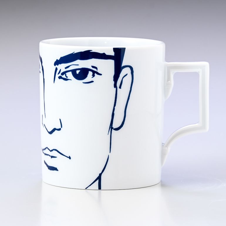 【名入れ可有料】マイセン マグコレクション アダム マグカップ ネイビー 310ml Meissen 79A410-55810-1 洋食器 【ドイツ本国の紙袋別売り】【スペシャルラッピング660円(別売り)】