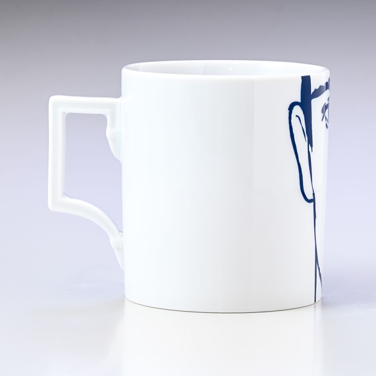 【名入れ可有料】マイセン マグコレクション アダム マグカップ ネイビー 310ml Meissen 79A410-55810-1 洋食器 【ドイツ本国の紙袋別売り】【スペシャルラッピング660円(別売り)】