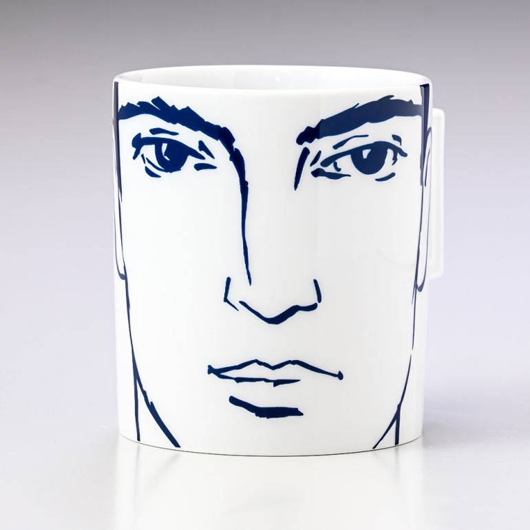 【名入れ可有料】マイセン マグコレクション アダム マグカップ ネイビー 310ml Meissen 79A410-55810-1 洋食器 【ドイツ本国の紙袋別売り】【スペシャルラッピング660円(別売り)】