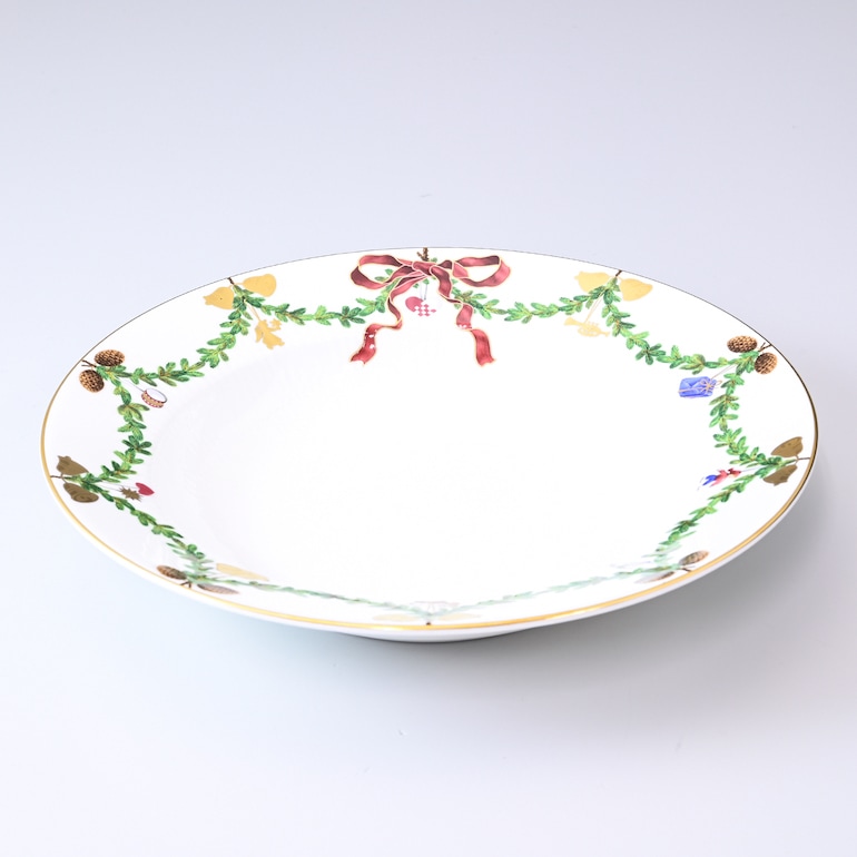 ロイヤルコペンハーゲン ROYAL COPENHAGEN スターフルーテッド 深皿 パスタプレート 24cm 2503604 日本未発売 1017454 北欧食器 洋食器 名入れ可有料 【スペシャルラッピング660円(別売り)】