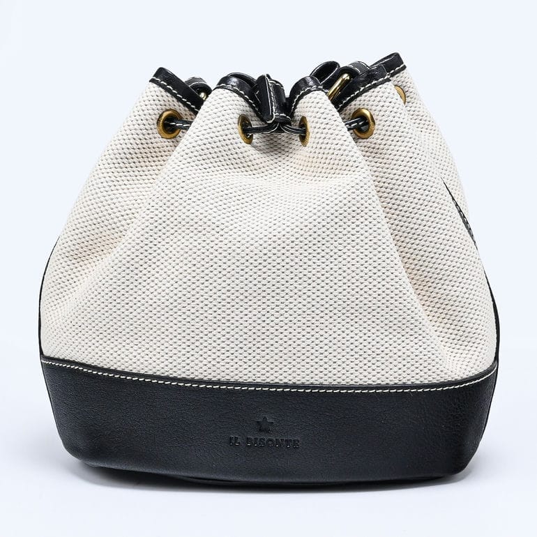 専用イルビゾンテ 巾着 ショルダー レザー 2way 黒 ブラック