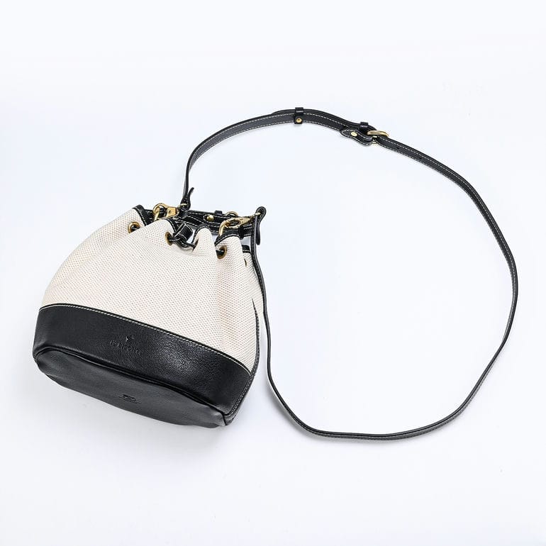 イルビゾンテ IL BISONTE 巾着バッグ ショルダーバッグ 2way