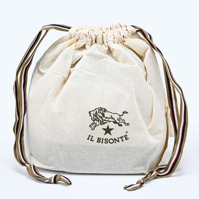 イルビゾンテ IL BISONTE 巾着バッグ ショルダーバッグ 2way