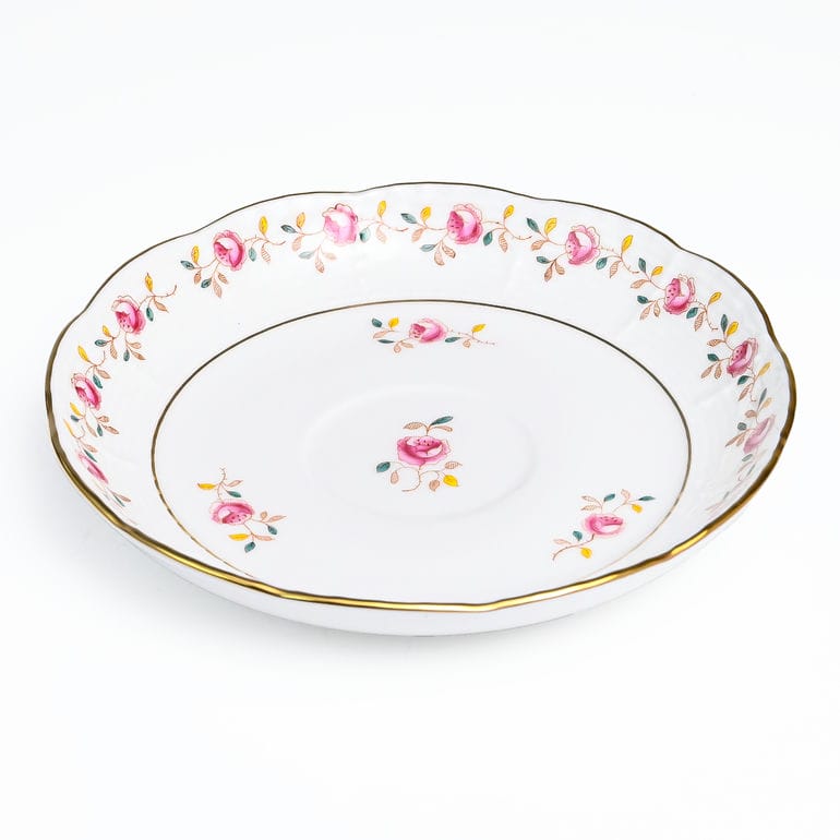 純正ボックス付き ヘレンド HEREND ティーカップ&ソーサー 200ml 薔薇の花飾り ローズガーランド 手描き 兼用カップ(ティー・コーヒー)730000 RGS 007300-00-RGS 洋食器 キッチン 陶器 食卓 カップアンドソーサー 【スペシャルラッピング660円(別売り)】