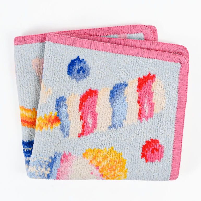 【名入れ可有料】フェイラー FEILER ハンカチ ハンドタオル 25cm レディース リミテッドエディション ICE IN THE SUNSHINE アイス イン ザ シャイン ピンク ネコポス限定 送料無料<br>【スペシャルラッピング660円(別売り)】