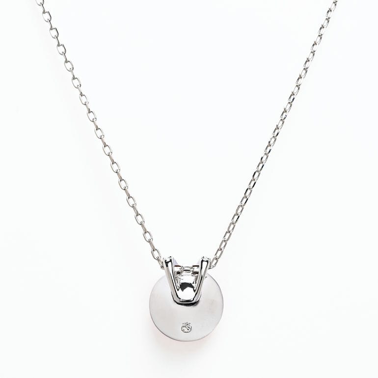 スワロフスキー SWAROVSKI ネックレス Bella V ブルー クリア シルバー