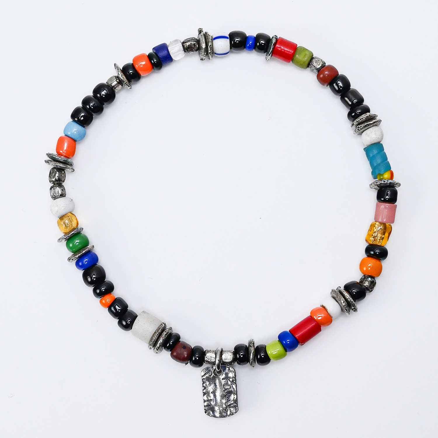 ポールスミス Paul Smith ブレスレット バングル メンズ レザー シルバー マルチカラー BRAC NMULTI 92 英国 MADE IN ITALY 送別会 【スペシャルラッピング660円(別売り)】