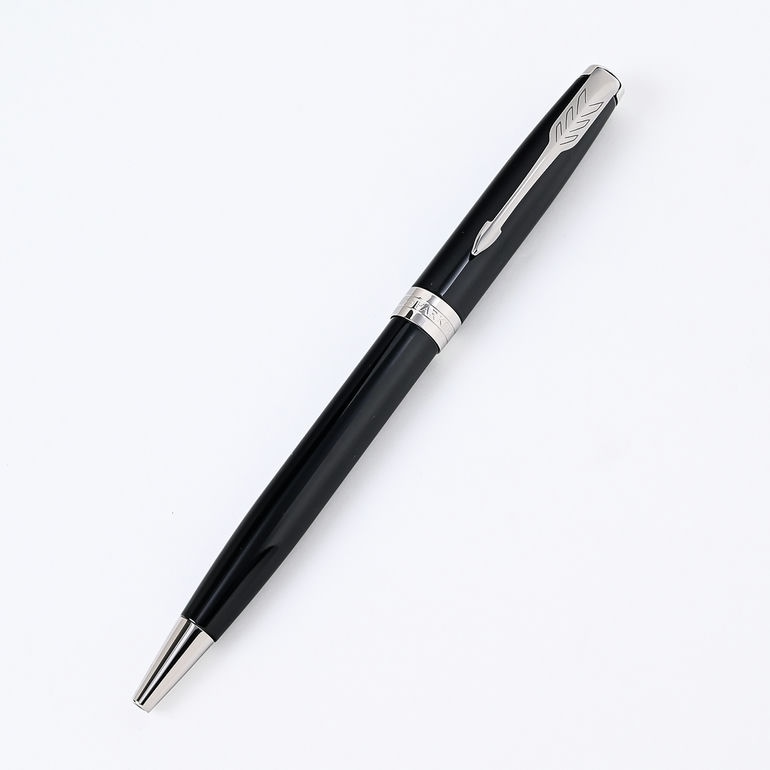 パーカー ボールペン 名入れ無料 PARKER メンズ レディース ソネット ラックブラック CT ブラック×シルバー 1950792 名入れギフト ボールペン 文房具【スペシャルラッピング660円(別売り)】