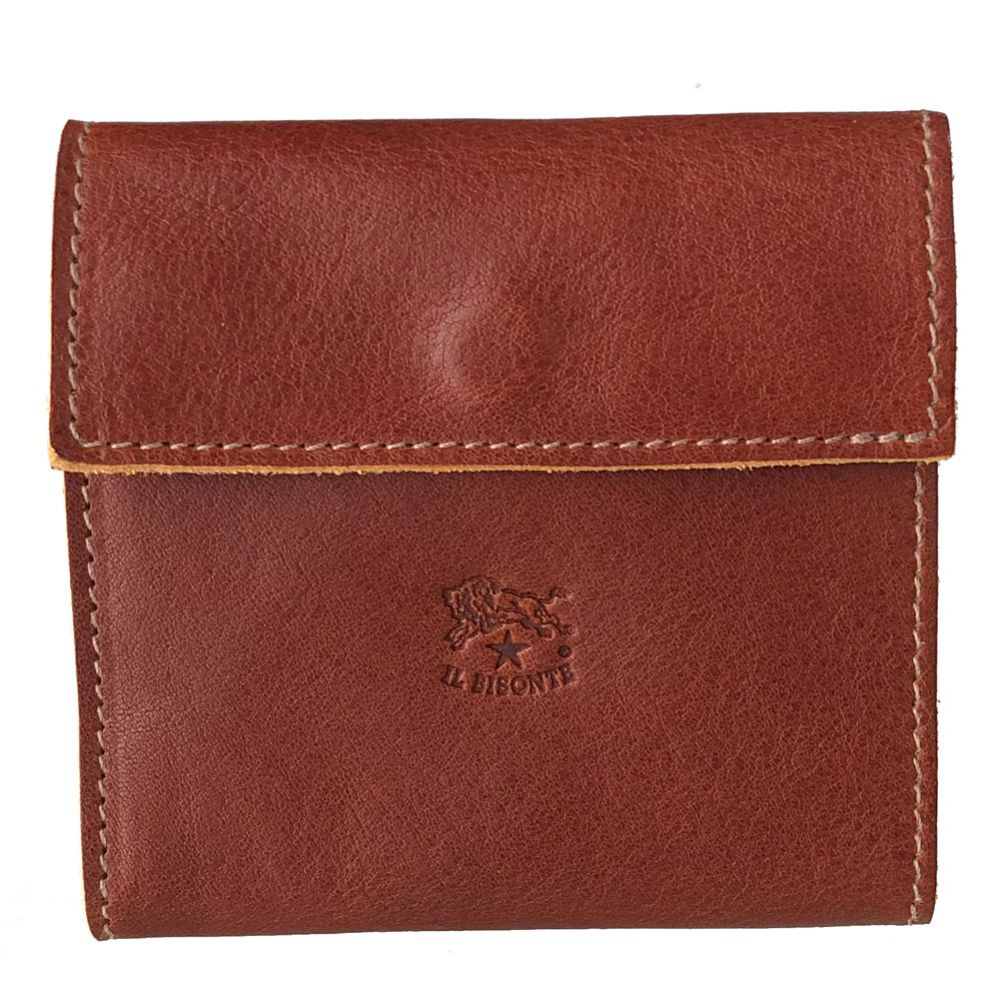イルビゾンテ IL BISONTE 財布 三つ折り財布 ミニウォレット メンズ レディース バケッタオールドレザー SEPPIA セピア C0455 PO 566【スペシャルラッピング660円(別売り)】