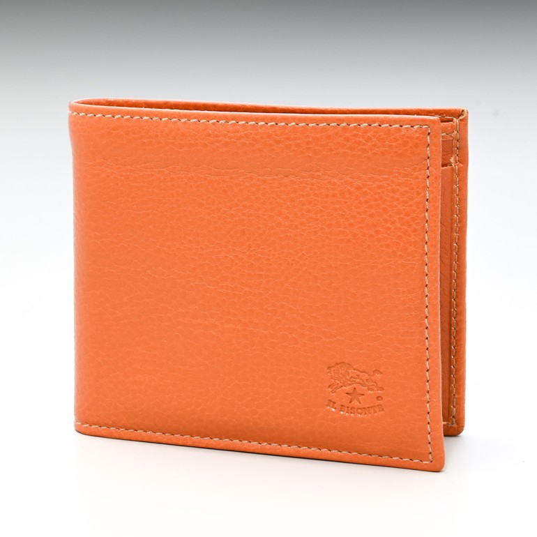 イルビゾンテ IL BISONTE 財布 二つ折り財布 メンズ レディース カウハイドレザー ブラウン ヤキヌメ C0487 MP 145【スペシャルラッピング660円(別売り)】