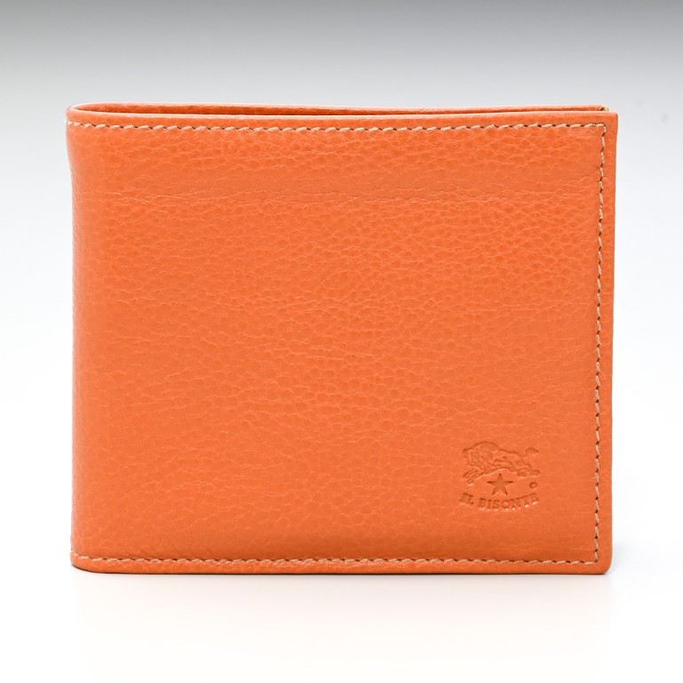 イルビゾンテ IL BISONTE 財布 二つ折り財布 メンズ レディース カウハイドレザー ブラウン ヤキヌメ C0487 MP 145【スペシャルラッピング660円(別売り)】