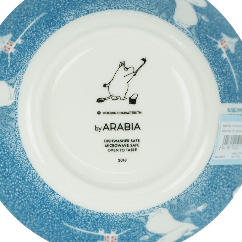 アラビア ボウル 2018年 冬限定 300ml ムーミンコレクション 絵皿 深皿 15cm Light Snowfall ライトスノーフォール 1026039 北欧食器 洋食器 名入れ可有料【スペシャルラッピング660円(別売り)】