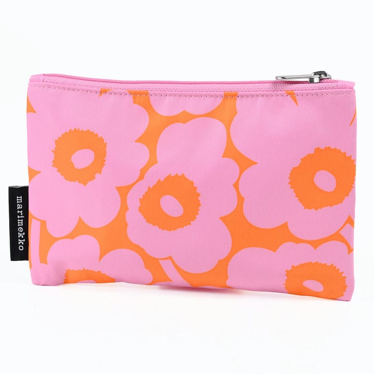 マリメッコ marimekko 小物入れ コスメポーチ KAIKA ミニ ウニッコ オレンジ ピンク 75748 075748 230 北欧雑貨 北欧デザイン ネコポス限定 送料無料【スペシャルラッピング660円(別売り)】