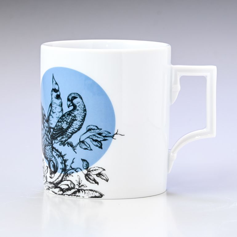 【名入れ可有料】マイセン マグコレクション テラスの鳥 マグカップ ライトブルー 310ml Meissen 79A419-55810-1 洋食器 【ドイツ本国の紙袋別売り】【スペシャルラッピング660円(別売り)】