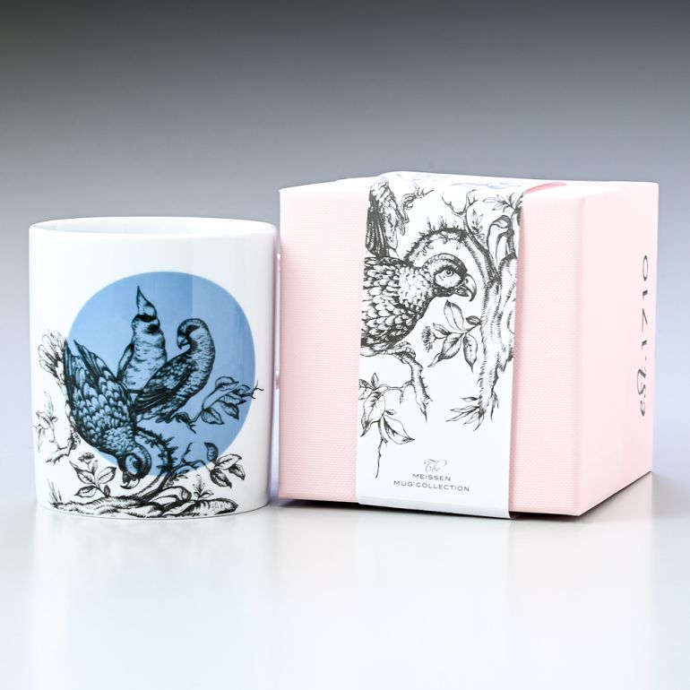 【名入れ可有料】マイセン マグコレクション テラスの鳥 マグカップ ライトブルー 310ml Meissen 79A419-55810-1 洋食器 【ドイツ本国の紙袋別売り】【スペシャルラッピング660円(別売り)】