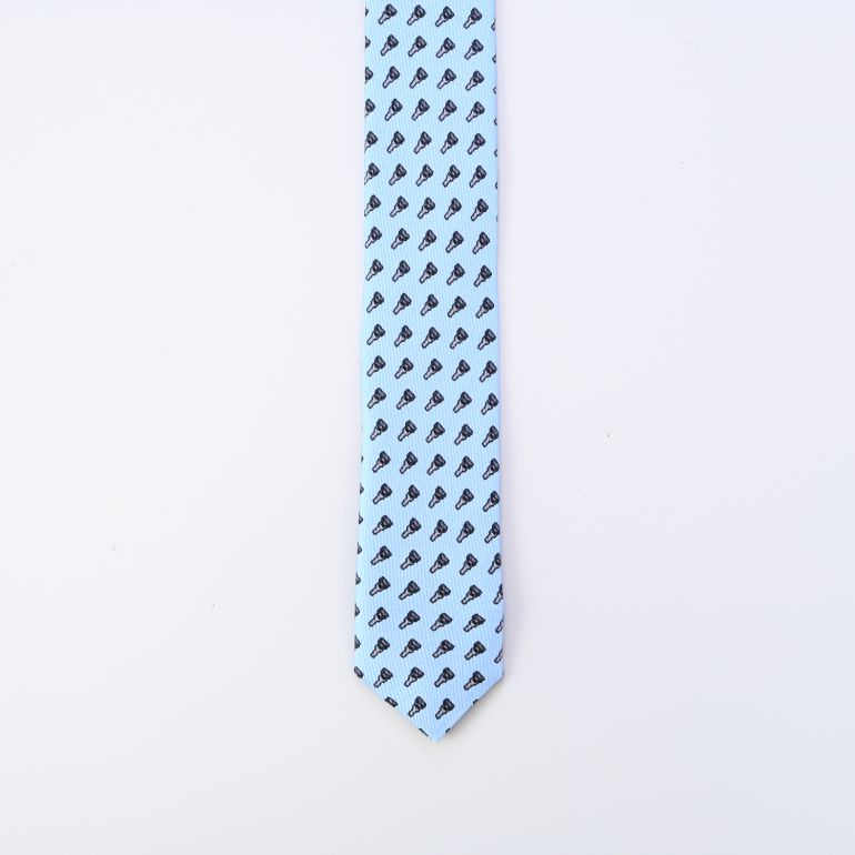 ダンヒル dunhill ネクタイ メンズ ライトブルー 大剣幅8cm シルク100