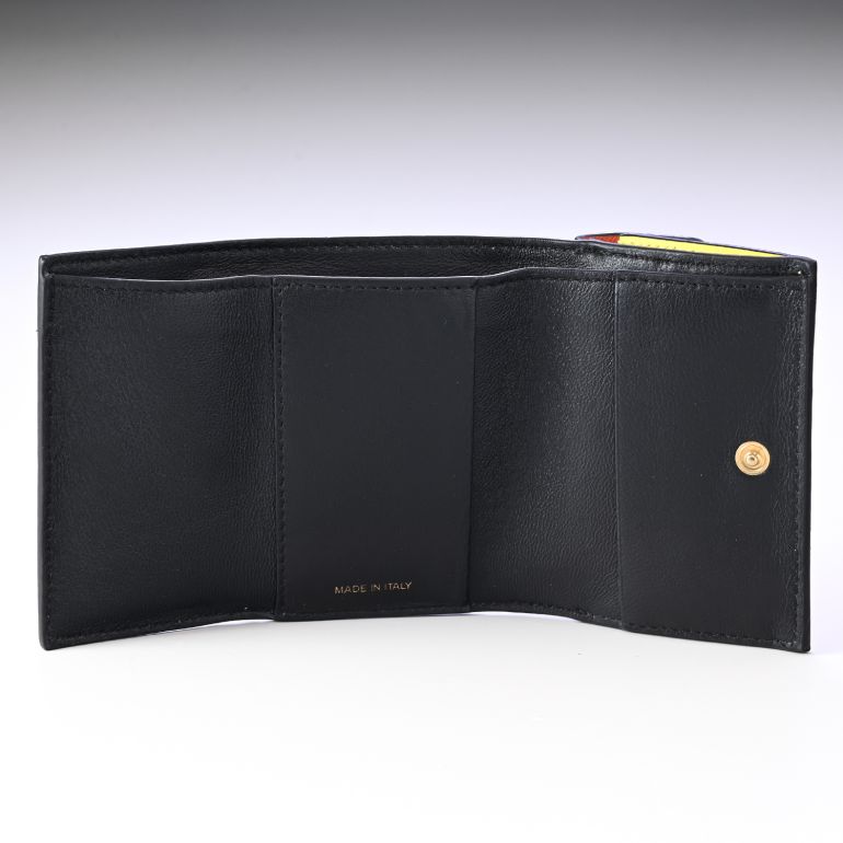 マルニ MARNI 三つ折り財布 レディース ミニウォレット スマートウォレット サフィアーノレザー ブラウン マルチカラー PFMOW02U23 LV520 Z619M 【スペシャルラッピング660円(別売り)】