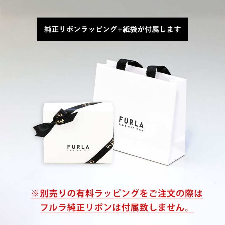 【名入れ可有料】フルラ FURLA 二つ折り財布 CAMELIA カメリア コンパクト ジップウォレット レディース ライトグレー ブラック WP00451 BX2725 3425S 箔押し 純正紙袋・リボン付属 【スペシャルラッピング660円(別売り)】