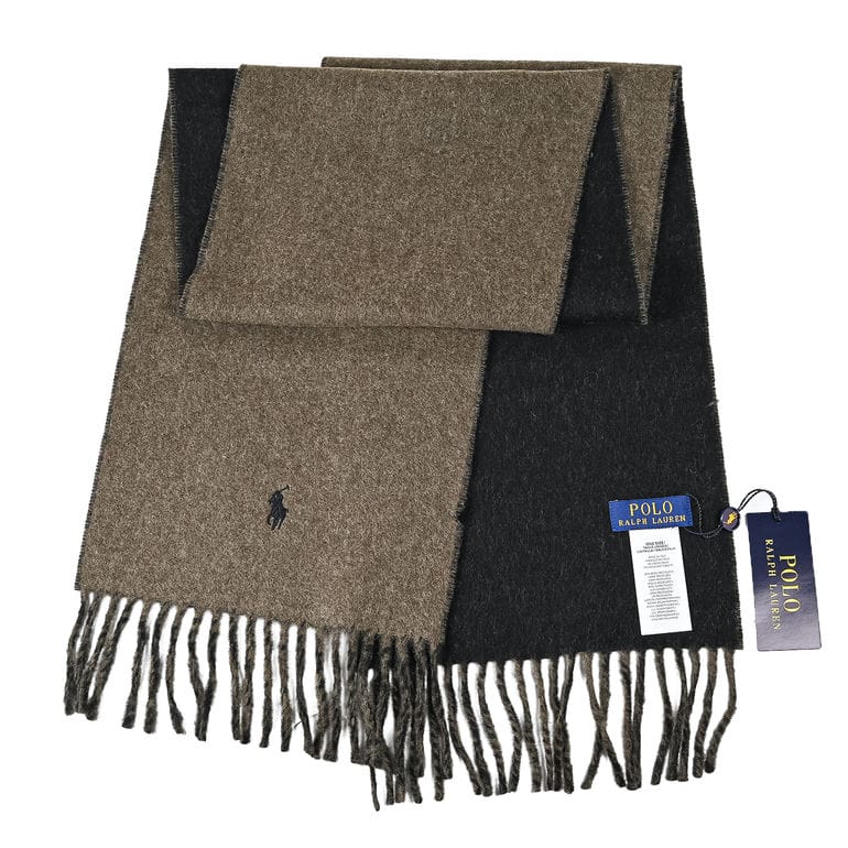 ポロ ラルフローレン POLO RALPH LAUREN マフラー リバーシブル メンズ レディース 男女兼用 レンジャーグリーン ポロブラック PC0455 395