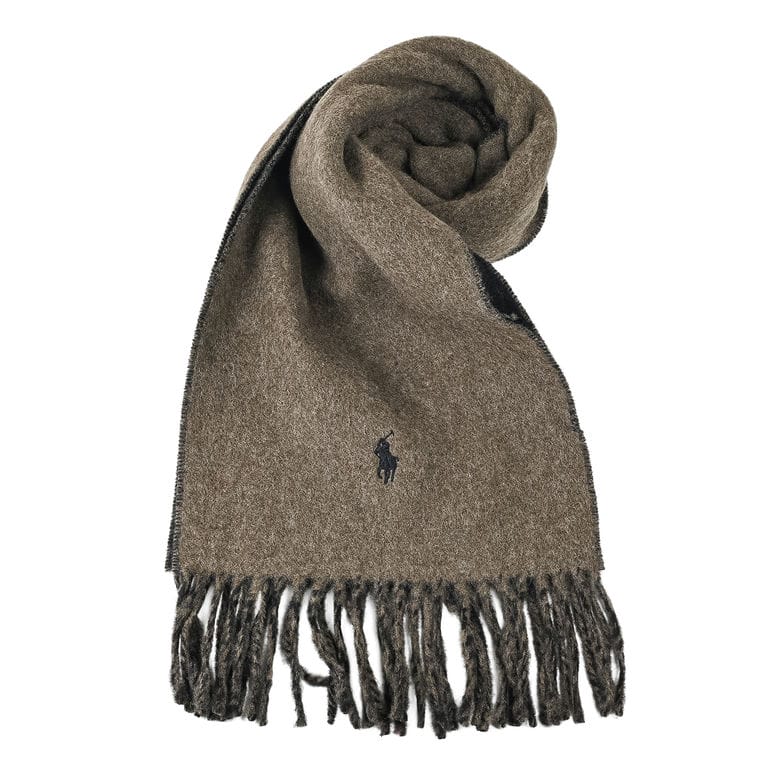 ポロ ラルフローレン POLO RALPH LAUREN マフラー リバーシブル メンズ レディース 男女兼用 レンジャーグリーン ポロブラック PC0455 395