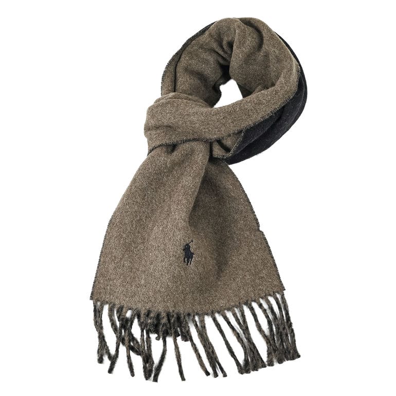 ポロ ラルフローレン POLO RALPH LAUREN マフラー リバーシブル メンズ レディース 男女兼用 レンジャーグリーン ポロブラック PC0455 395