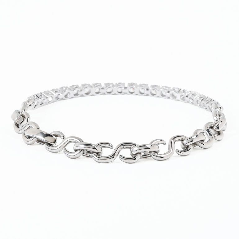 スワロフスキー SWAROVSKI ブレスレット Matrix マトリックス S字型