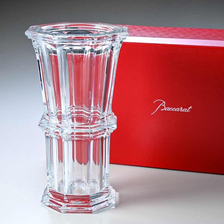 バカラ 名入れ対応 Baccarat ベース 花瓶 アルクール ストレート バカラ 名入れ対応 Baccarat ベース 花瓶 アルクール ストレート