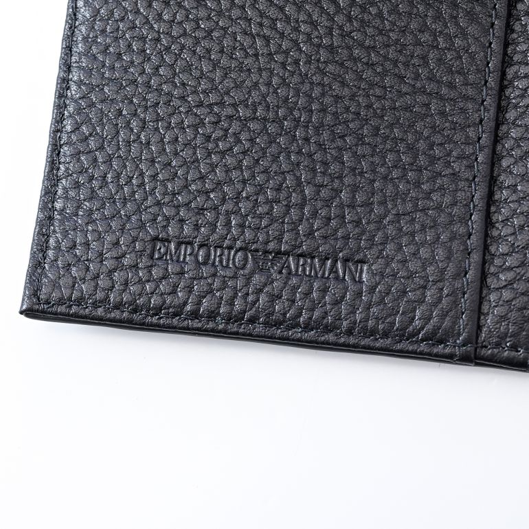 エンポリオ アルマーニ EMPORIO ARMANI 長財布 メンズ バーティカルウォレット オールオーバーエンボスイーグル ブラック YEM474 Y142V 81072 名入れ可有料 【スペシャルラッピング660円(別売り)】