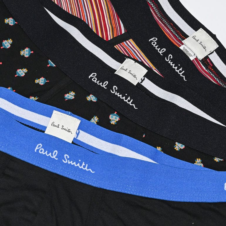 未使用品 Paul Smith 3タック 黒 スラックス ポールスミス パンツ undieshop_ps21-m1a-914c-a3pk15