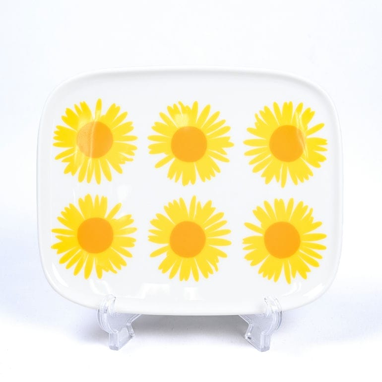 名入れ可有料】マリメッコ marimekko プレート スクエア 15cm×12cm